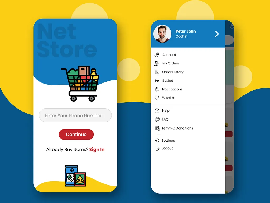 Mobile App Design Project by Pixelrova